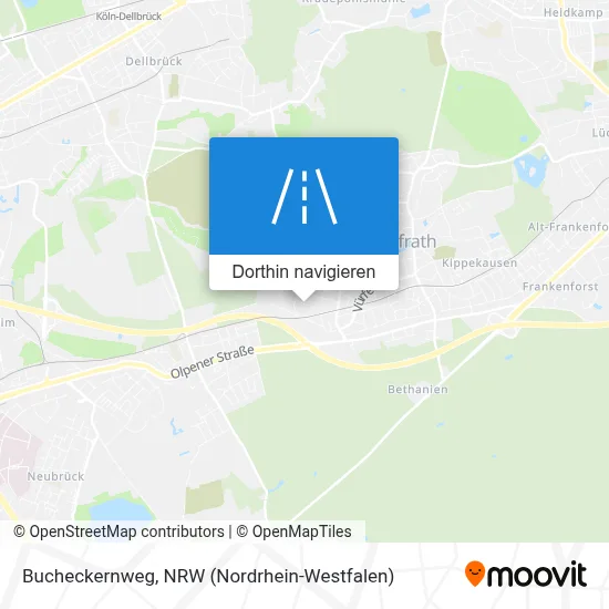 Bucheckernweg Karte