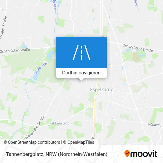 Tannenbergplatz Karte
