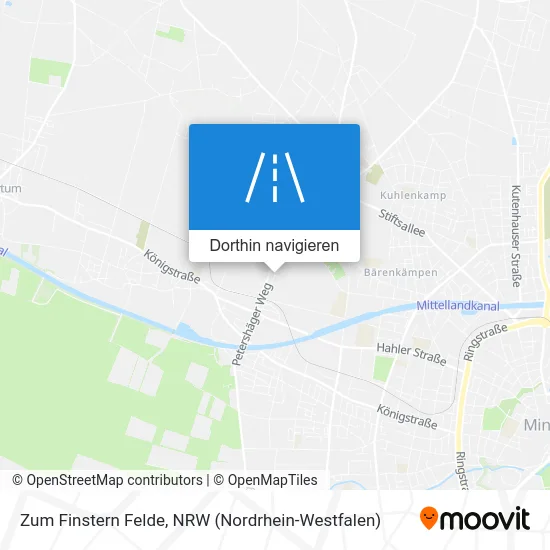 Zum Finstern Felde Karte