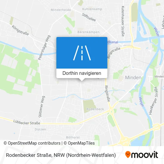 Rodenbecker Straße Karte