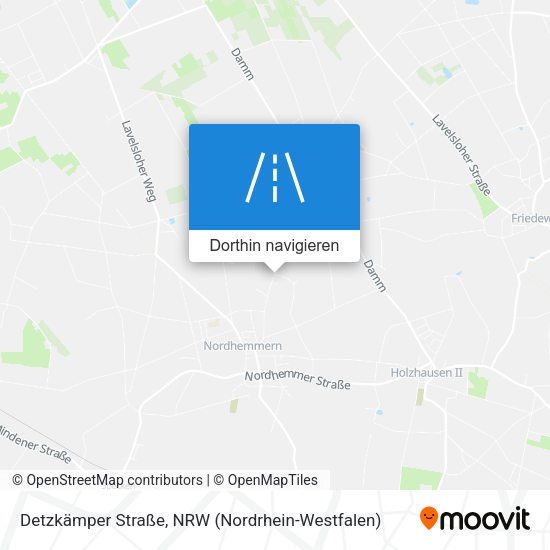 Detzkämper Straße Karte