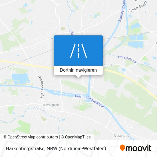 Harkenbergstraße Karte