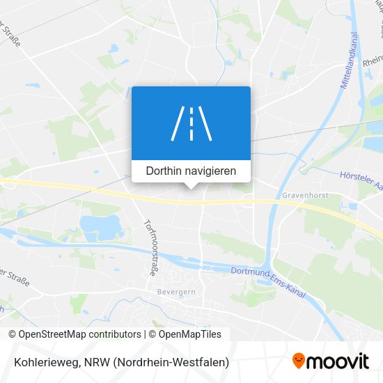 Kohlerieweg Karte