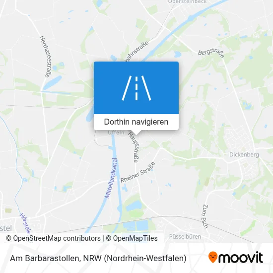 Am Barbarastollen Karte