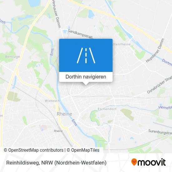 Reinhildisweg Karte