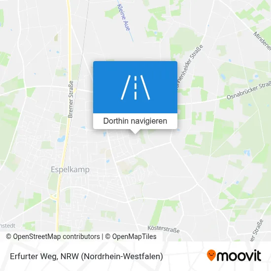 Erfurter Weg Karte