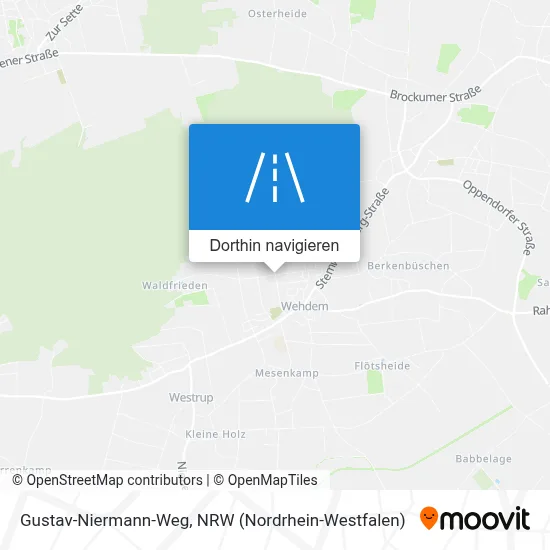 Gustav-Niermann-Weg Karte