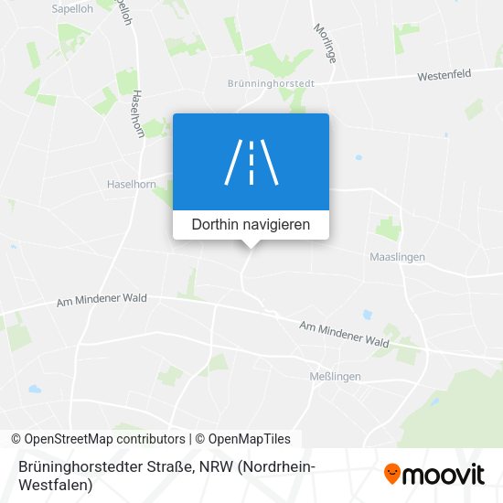 Brüninghorstedter Straße Karte