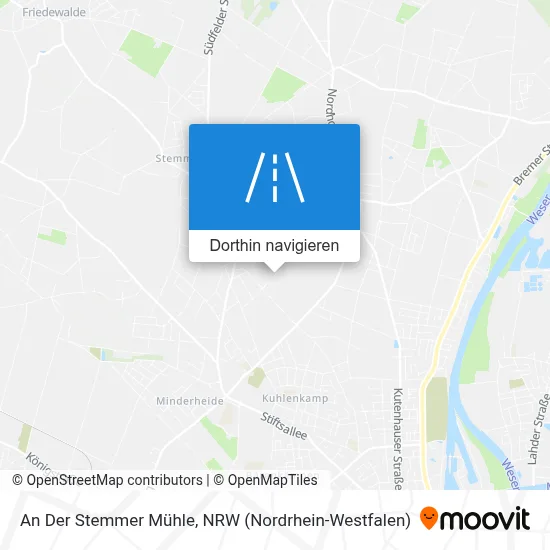 An Der Stemmer Mühle Karte