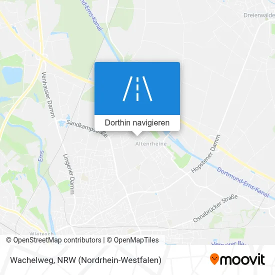 Wachelweg Karte