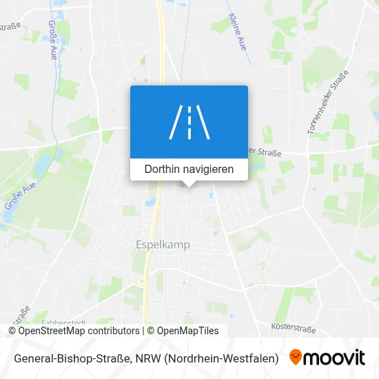 General-Bishop-Straße Karte