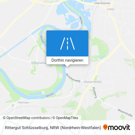 Rittergut Schlüsselburg Karte