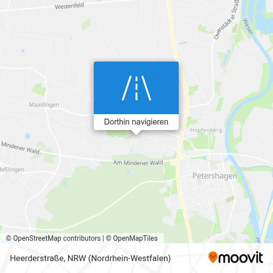 Heerderstraße Karte