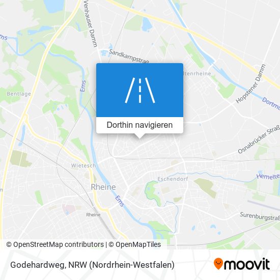 Godehardweg Karte