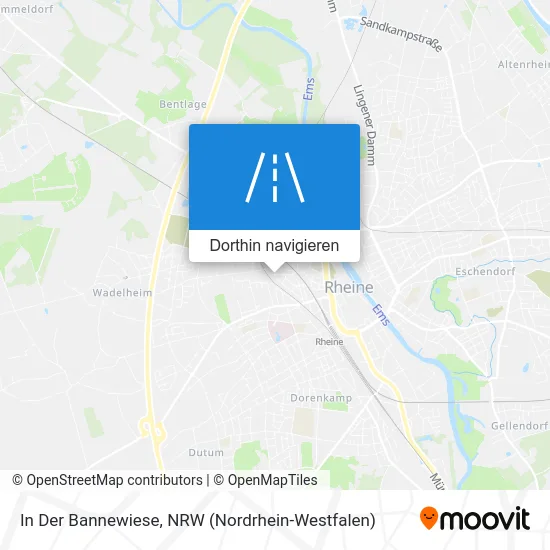 In Der Bannewiese Karte