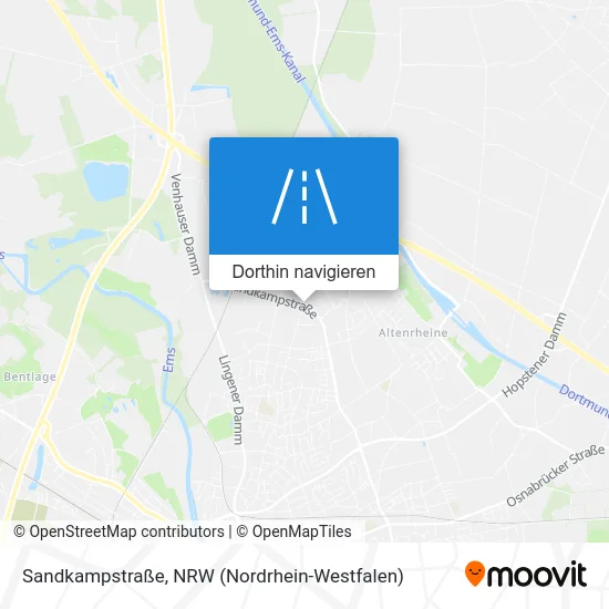 Sandkampstraße Karte