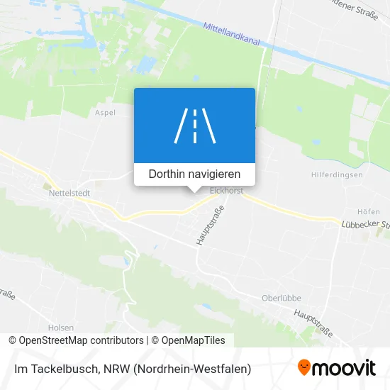 Im Tackelbusch Karte