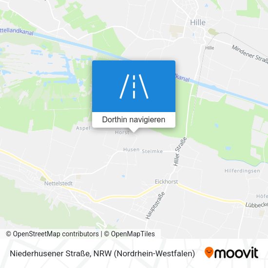 Niederhusener Straße Karte