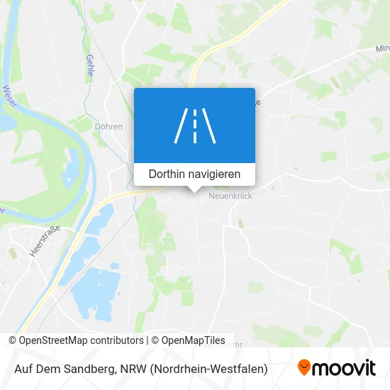 Auf Dem Sandberg Karte