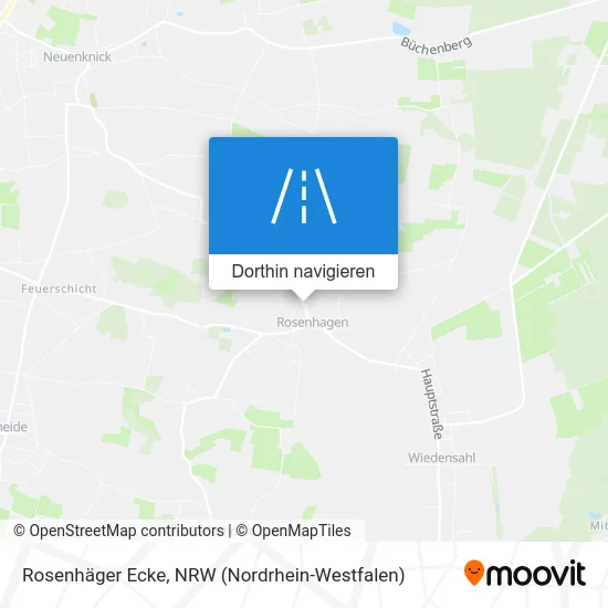 Rosenhäger Ecke Karte