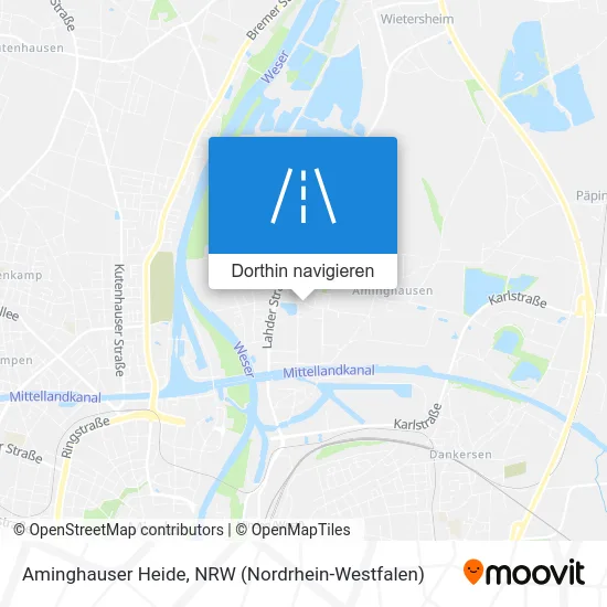 Aminghauser Heide Karte