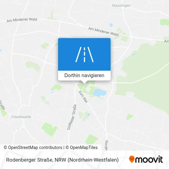 Rodenberger Straße Karte