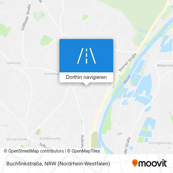 Buchfinkstraße Karte