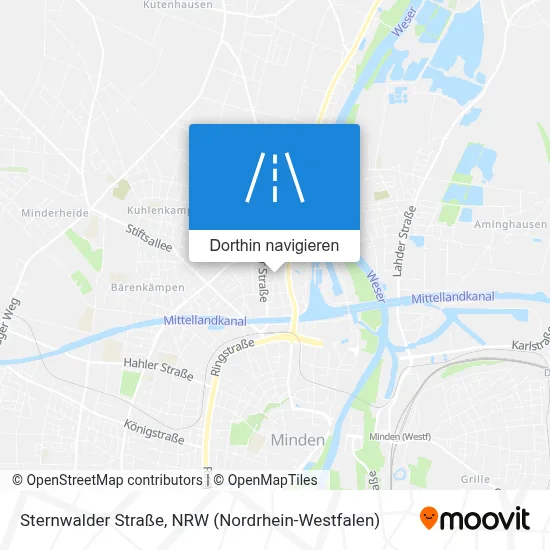 Sternwalder Straße Karte