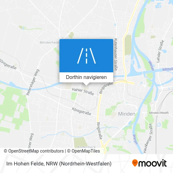 Im Hohen Felde Karte