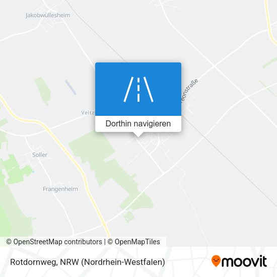 Rotdornweg Karte