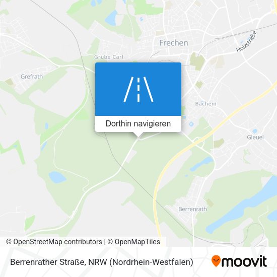 Berrenrather Straße Karte