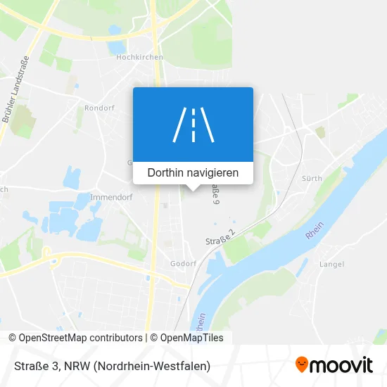 Straße 3 Karte