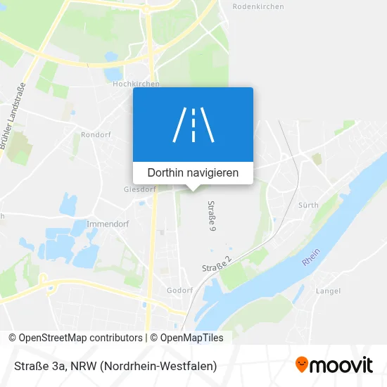 Straße 3a Karte