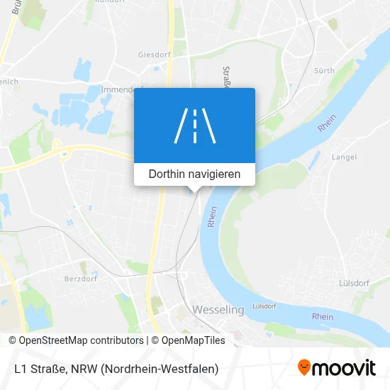 L1 Straße Karte