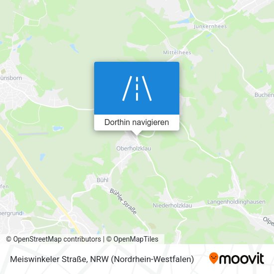Meiswinkeler Straße Karte