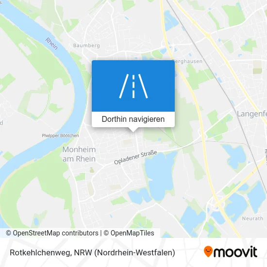 Rotkehlchenweg Karte