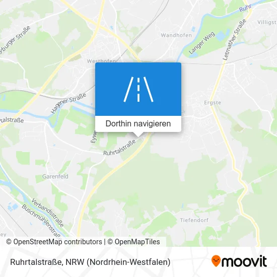 Ruhrtalstraße Karte