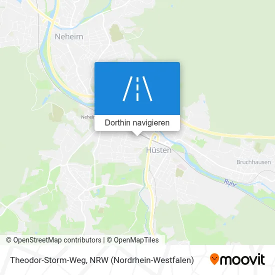 Theodor-Storm-Weg Karte