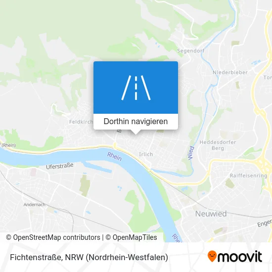 Fichtenstraße Karte