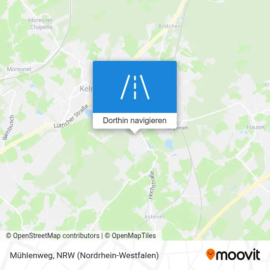 Mühlenweg Karte