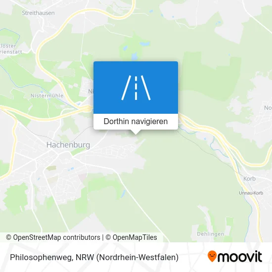 Philosophenweg Karte