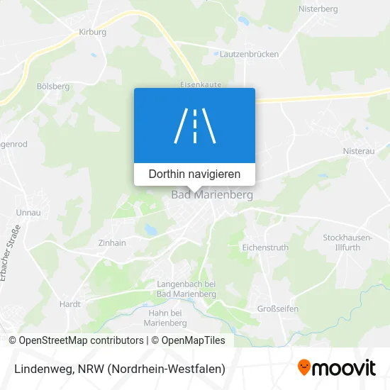 Lindenweg Karte
