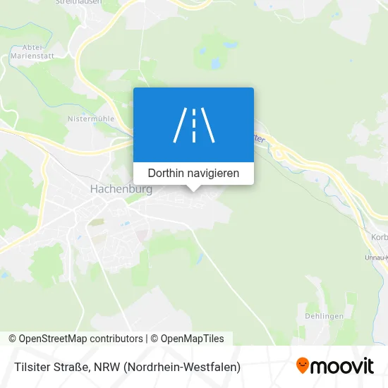 Tilsiter Straße Karte