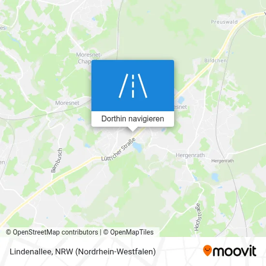 Lindenallee Karte