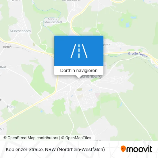 Koblenzer Straße Karte