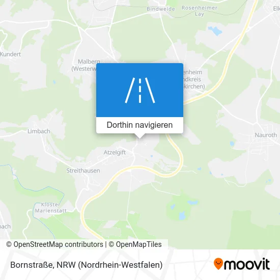 Bornstraße Karte