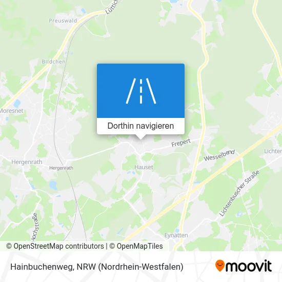 Hainbuchenweg Karte