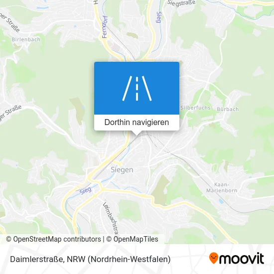 Daimlerstraße Karte