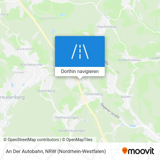 An Der Autobahn Karte