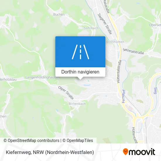 Kiefernweg Karte